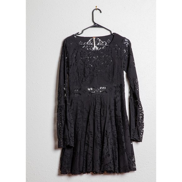 Free People Lace Lovers Folk Song Festival Dress - Picture 4 of 6